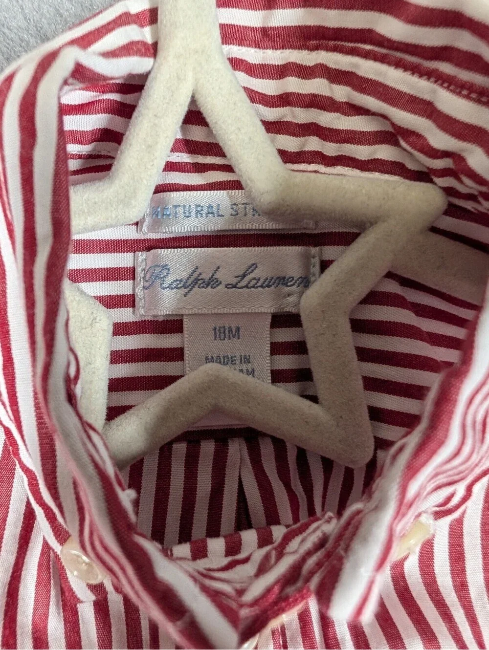 Polo Ralph Lauren Boys 18M Red Blue White 3pc Hoodie Shirt Pullover Clothing Lot